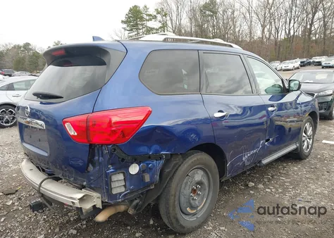 2019 Nissan Pathfinder S из США, поврежденный, VIN 5N1DR2MN9KC624773